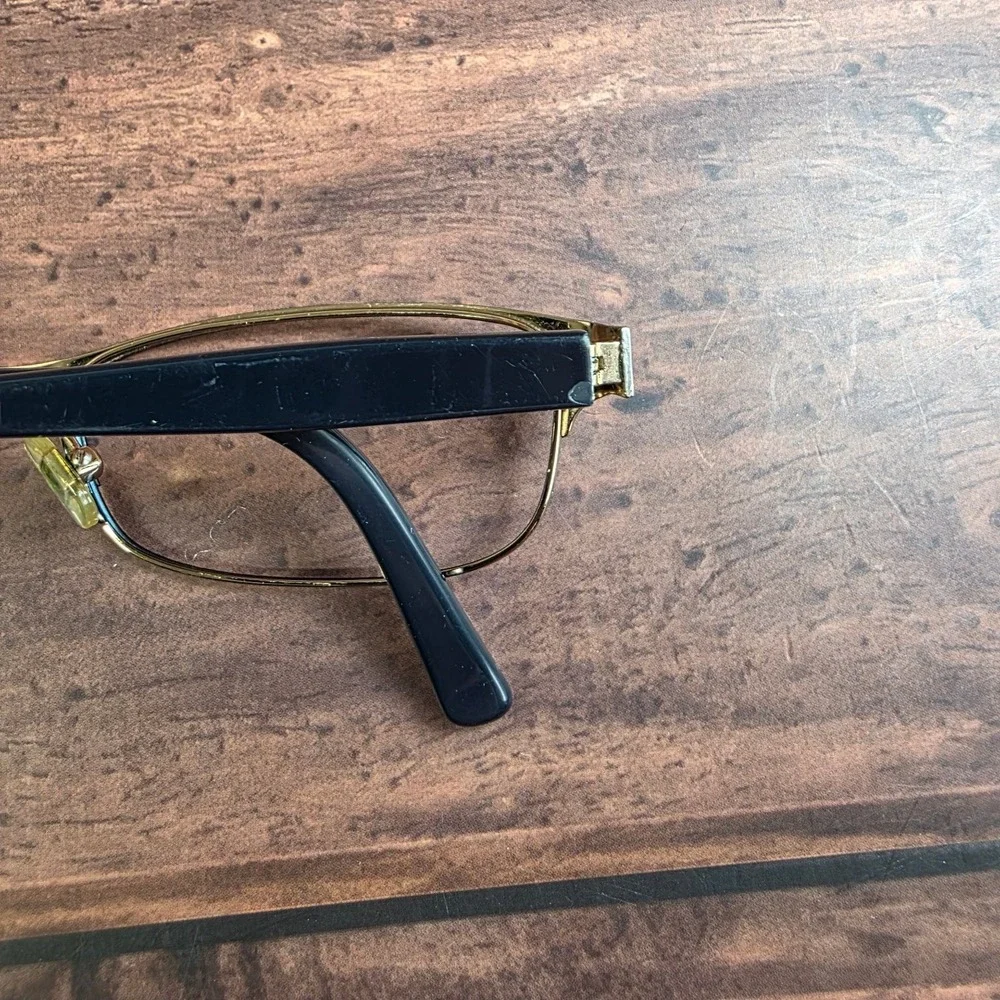 Kate Spade New York Black Frame Polka Dot Temples 52-17